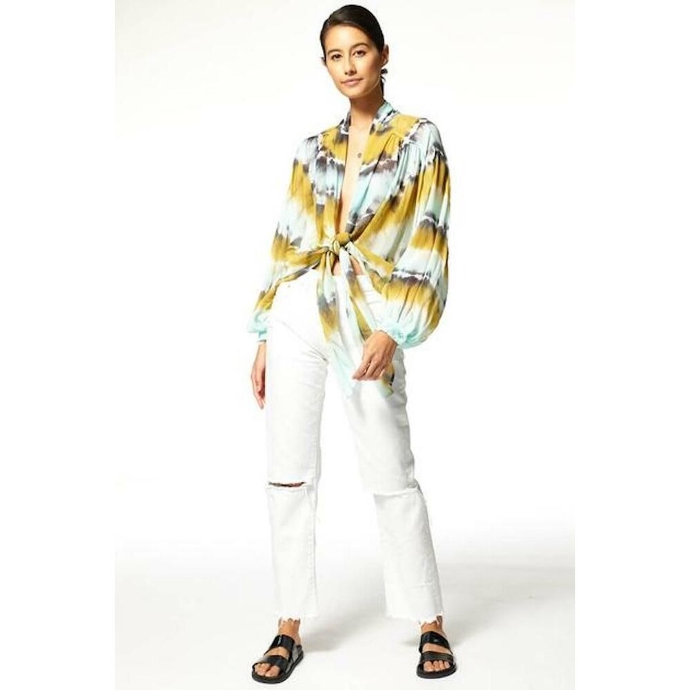 Young Fabulous & Broke Mila Tie Front Top